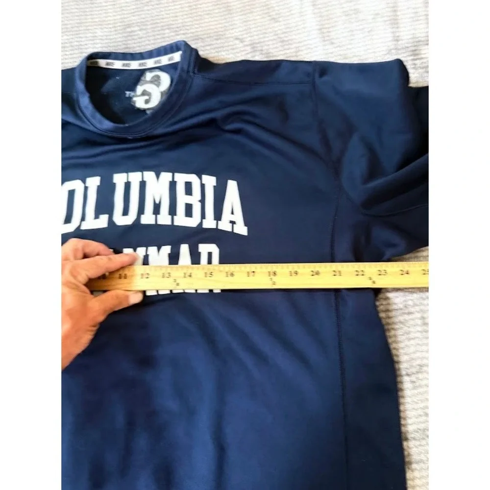 Nike Therma-FIT Columbia Grammar Sweatshirt Navy Blue Crewneck Mens XL